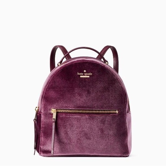 kate spade Handbags - Kate Spade Velvet Mini Backpack